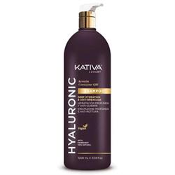 KATIVA HYALURONIC SHAMPOO 1000 ML.DEEP HYDRATION&ANTI-BREAKAGE