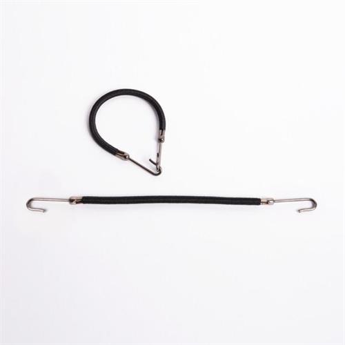 PB BFUTI40911 ELASTICI CON GANCIO HOOK & HOOK CONF 12PZ NERO