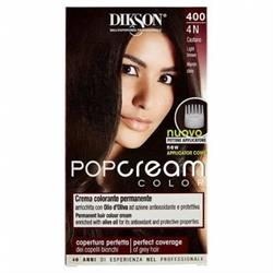 DIKSON POP CREAM COLOR 4N castano KIT COLORAZIONE PERMANENTE