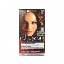 DIKSON POP CREAM COLOR 6D biondo scuro dorato KIT COLORAZIONE PERMANENTE