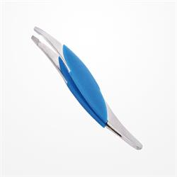 PB PINZA ERGONOMICA PUNTA CURVA 9,5CM BREEZE BLUE BFEST43001