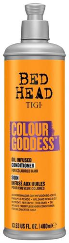 TIGI new COLOUR GODDESS COND.400 ML.RICCO CAP.COLORATI BEDHEAD