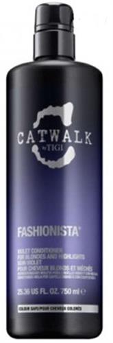 TIGI CATWALK FASHIONISTA VIOLET COND.750 ML.CAP.BIONDI MECHES VIOLETTI