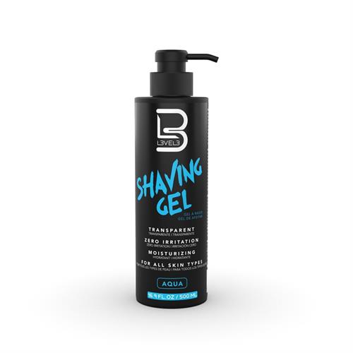 L3VEL3 SHAVING GEL AQUA 500ML LV3013