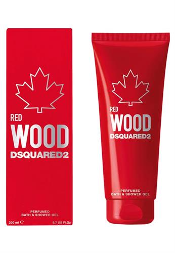 DSQUARED WOOD RED DONNA BAGNO 200 ML