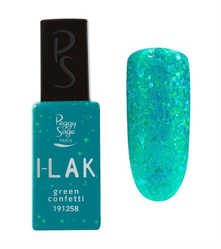 P.SAGE I-LAK GREEN CONFETTI 11ML 191258