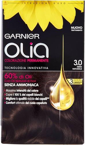 OLIA 3.0 nero naturale KIT COLORAZIONE PERMANENTE OLEOSA NO AMMONIA