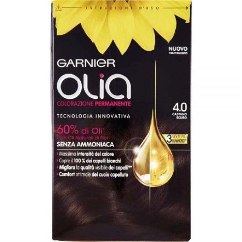 OLIA 4.0 castano scuro KIT COLORAZIONE PERMANENTE OLEOSA NO AMMONIA