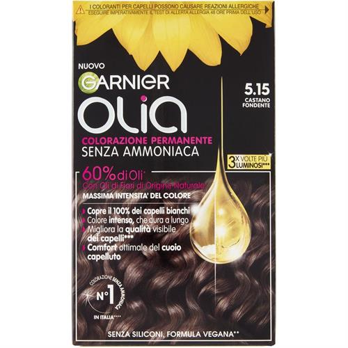 OLIA 5.15 castano fondente KIT COLORAZIONE PERMANENTE OLEOSA NO AMMONIA