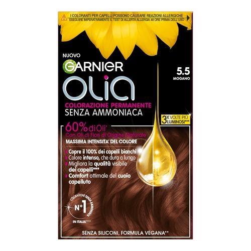 OLIA 5.5 mogano KIT COLORAZIONE PERMANENTE OLEOSA NO AMMONIA