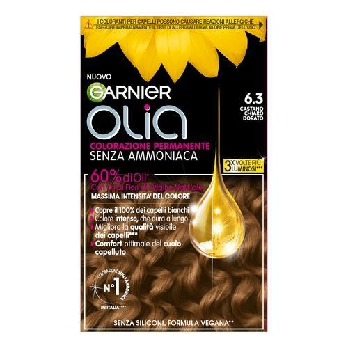 OLIA 6.3 cast chiaro dorato KIT COLORAZIONE PERMANENTE OLEOSA NO AMMONIA