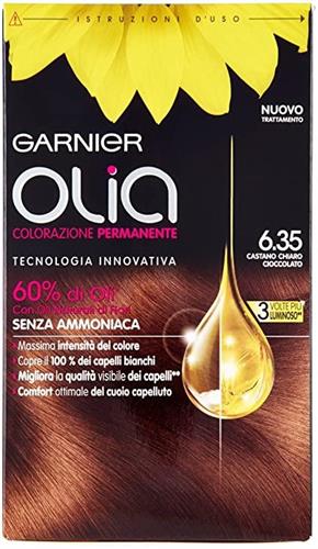 OLIA 6.35 cast ch.cioccolat KIT COLORAZIONE PERMANENTE OLEOSA NO AMMONIA