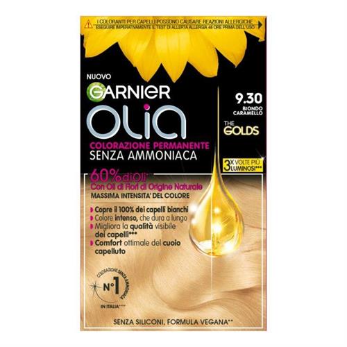 OLIA 9.30 biondo caramello KIT COLORAZIONE PERMANENTE OLEOSA NO AMMONIA