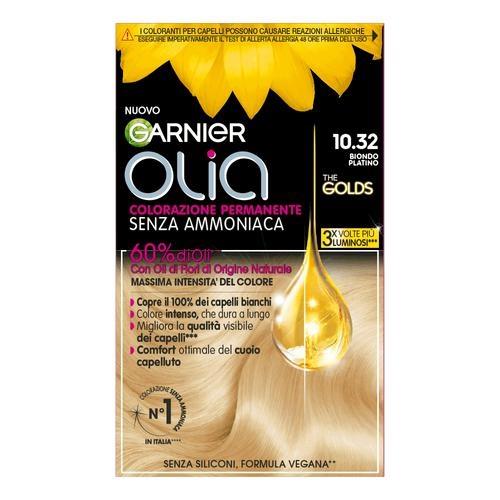 OLIA 10.32 biondo platino KIT COLORAZIONE PERMANENTE OLEOSA NO AMMONIA