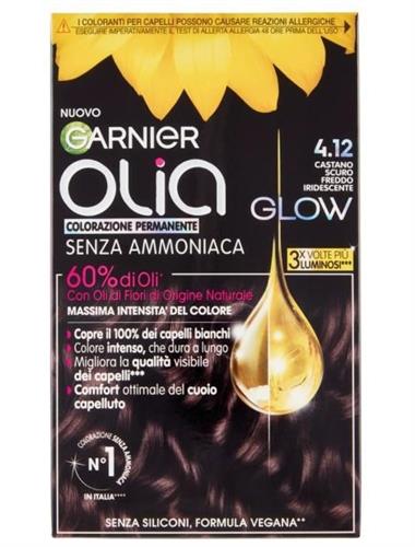 OLIA 4.12 glow cst.scuro fr.KIT COLORAZIONE PERMANENTE OLEOSA NO AMMONIA