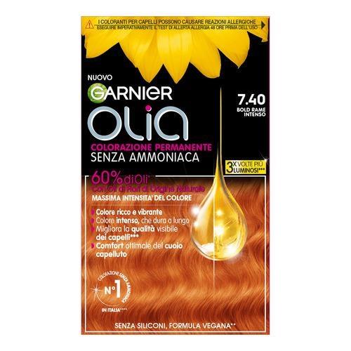 ****OLIA 7.40 rame intenso KIT COLORAZIONE PERMANENTE OLEOSA NO AMMONIA