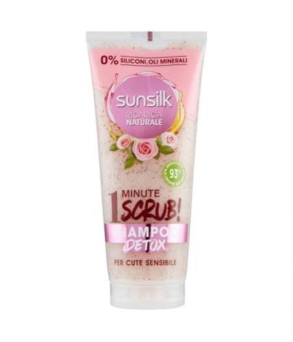 SUNSILK SHAMPOO SCRUB ROSA 200ML CUTE SENSIBILE DETOX 1 MINUTE