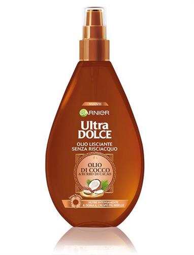 ULTRA DOLCE OLIO DI COCCO E BURRO DI CACAO 150 ML OLIO LISCIANTE