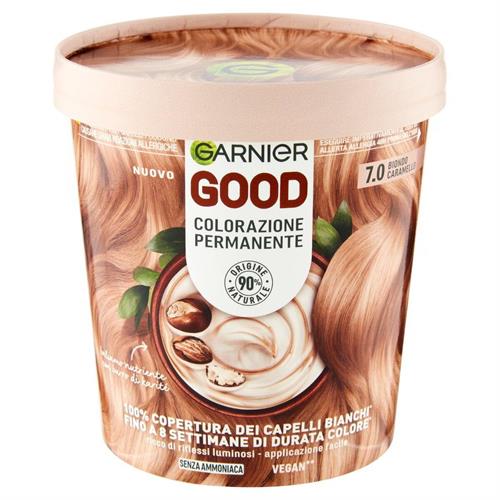 GOOD 7.0 biondo caramello KIT COLORAZIONE PERMANENTE NO AMMONIA