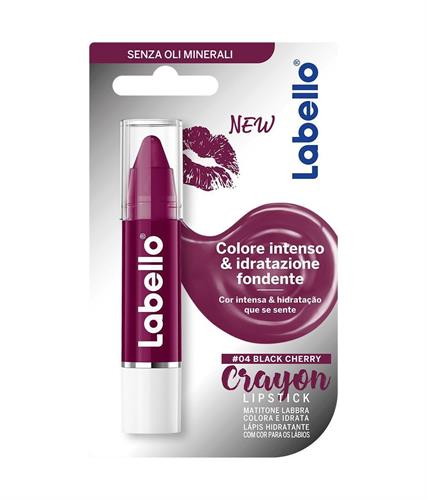 LABELLO CRAYON LIPSTICK 04 BLACK CHERRY MATITONE LABBRA