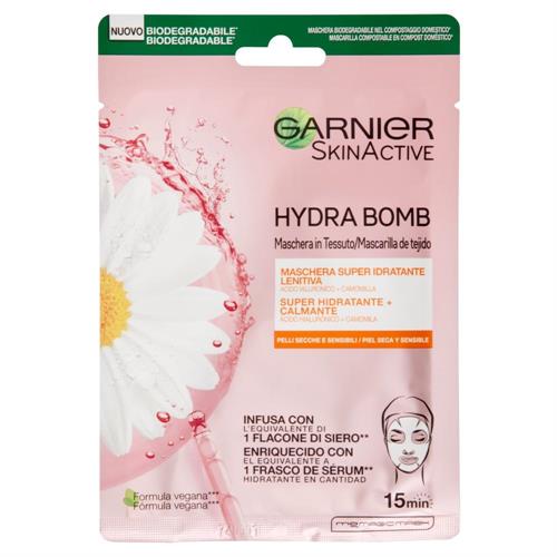 SYNERGIE SKIN HYDRA BOMB CALMANTE ALLA CAMOMILLA MASCHERA IN TESSUTO