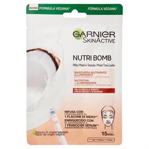 SYNERGIE SKIN NUTRI BOMB ILLUMINANTE MASCHERA TESSUTO COCCO