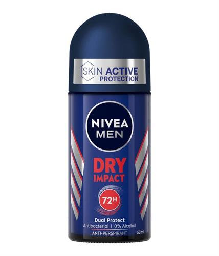 NIVEA DEO ROLL-ON MEN DRY IMPACT 50 ML.