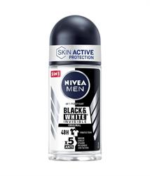 NIVEA DEO ROLL-ON MEN BLACK & WHITE original 50ML.INVISIBLE