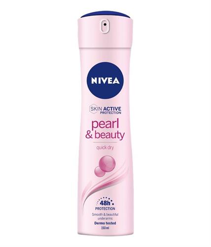 NIVEA DEO SPRAY PEARL & BEAUTY 150 ML.