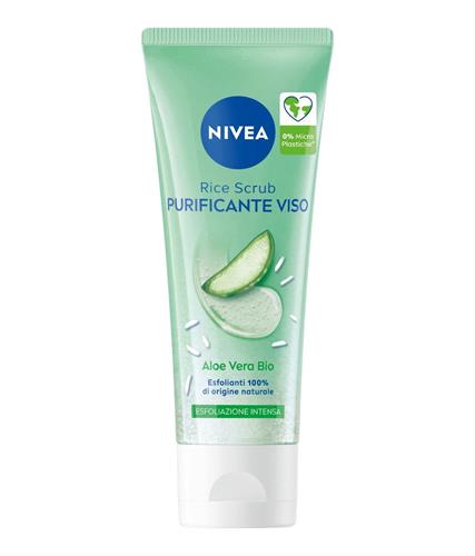 NIVEA RICE SCRUB PURIFICANTE VISO P.MISTE/GRASSE 75ML ALOE VERA&RISO