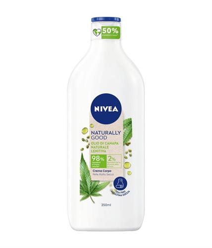 NIVEA BODY CR.CORPO LENIT.350 ML.CANAPA naturally good P.MOLTO SECCA