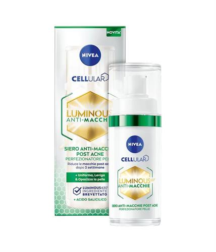 NIVEA CELL.LUMINOUS630 SIERO POST-ACNE 30ML.ANTI-MACCHIE