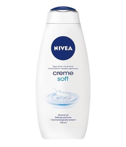 NIVEA BAGNO CREME SOFT 750 ML.