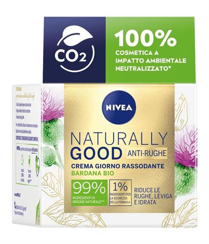 NIVEA CR.GIORNO A.RUGHE 50 ML.naturally good BARDANA BIO