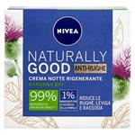 NIVEA CR.NOTTE A.RUGHE 50 ML.naturally good BARDANA BIO