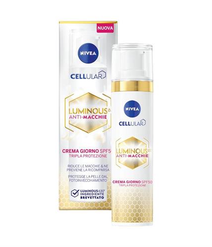 NIVEA CELL.LUMINOUS630 CREMA giorno 40ML.ANTI-MACCHIE TRIPLA PROT.SPF50