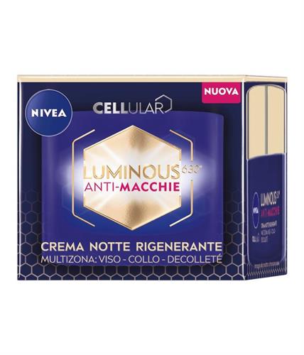 NIVEA CELL.LUMINOUS630 CREMA notte 50ML.ANTI-MACCHIE RIGENERANTE