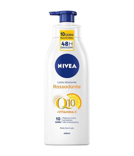 NIVEA BODY LATTE IDRATANTE RASSODANTE 400ML.Q10+VITAMINA C