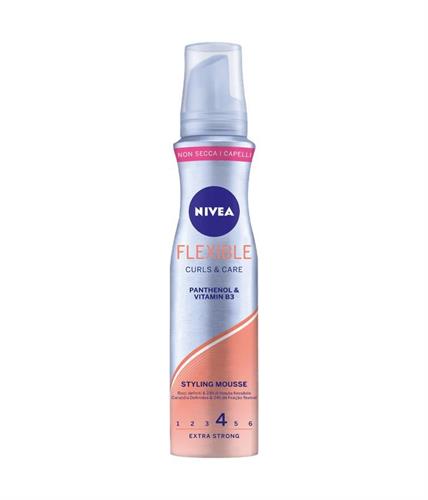 NIVEA HAIR MOUSSE FLEXIBLE CURLS & CARE 150 ML MODELLA RICCI