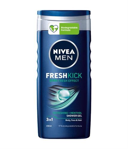 NIVEA DOCCIA MEN FRESH KICK 250 ML.