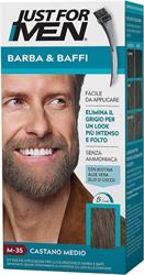 JUST FOR MEN BARBA&BAFFI M-35 castano medio KIT COLORANTE