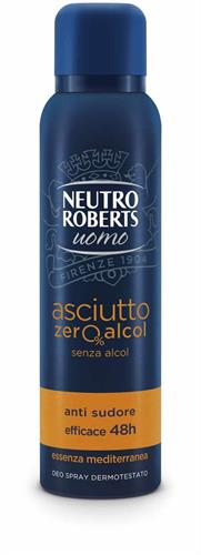 ROBERTS N.DEO uomo SPRAY FRESCO ARANCIO 150 ML.essenza mediterranea