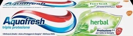 AQUAFRESH D.FRICIO HERBAL 75ML TRIPLA PROTEZIONE