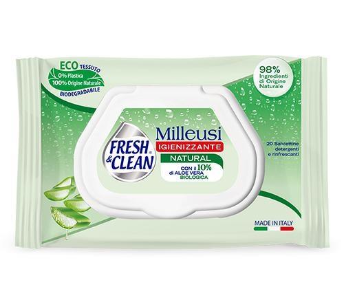 FRESH & CLEAN 12PZ.verde POCKET MILLEUSI NATURAL