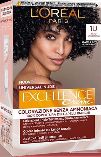 EXCELLENCE 1U nero nude CREMA COLORANTE KIT L'OREAL