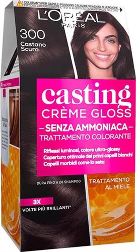 CASTING CREME GLOSS 300 castano scuro CREMA COLORANTE KIT L'OREAL