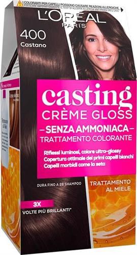 CASTING CREME GLOSS 400 castano CREMA COLORANTE KIT L'OREAL