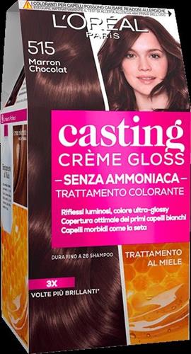 CASTING CREME GLOSS 515 marron chocolat CREMA COLORANTE KIT L'OREAL