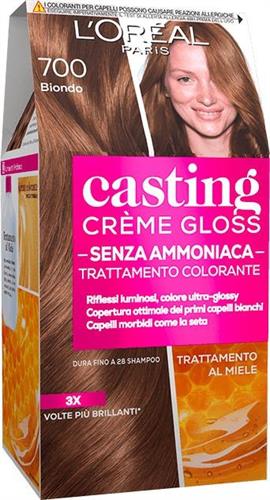 CASTING CREME GLOSS 700 biondo CREMA COLORANTE KIT L'OREAL