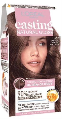 CASTING CREME GLOSS 523 castano ch.nocciola  CREMA COLORANTE KIT L'OREAL